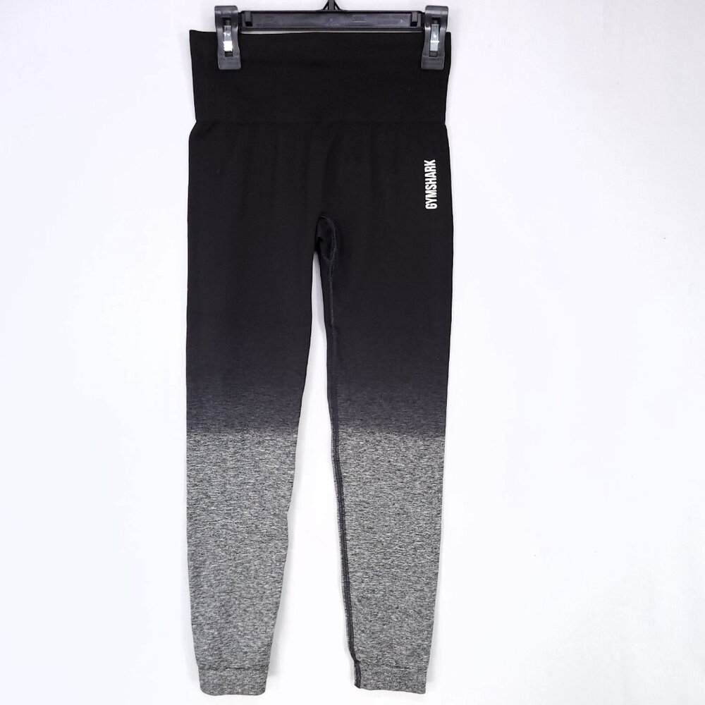 Gymshark Adapt Black Ombre Seamless Leggings Size Small Shaping